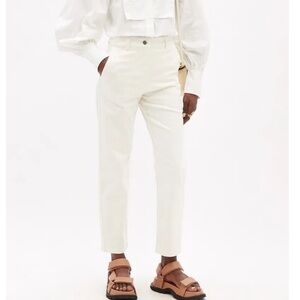 Lee Mathews Ivory High Rise Jeans